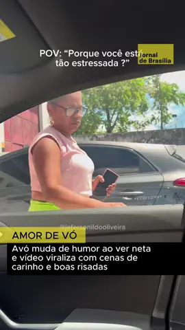 🥹 Jefersonildo levou a filha para buscar a mãe e flagrou o momento exato em que a rabugice da avó virou puro amor ao ver a netinha. A cena emocionou e divertiu a web, mostrando que neto sempre tem passe livre! 📹: Reprodução #jornaldebrasilia #familia #avoecarinhos #viral #netos #momentoespecial