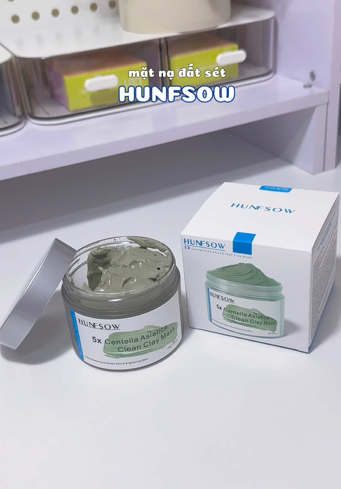 Đắp xong da mát mát thích lắm 🥰 ai lcl to tham khảo e này nha #hunfsow #matnadatset #unboxing #xuhuongtiktok #muataitiktokshop #matna @Hunfsow Skincare VN 