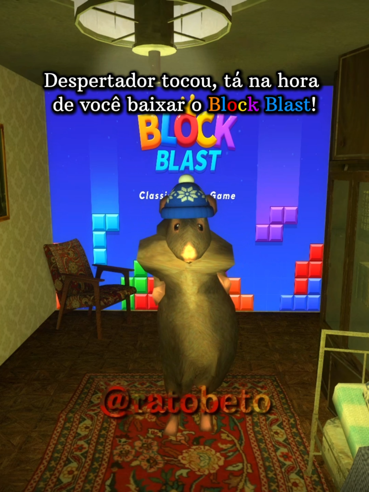Bora acordar #BlockBlast #BlockBlastLove #ratobeto #musica #dança #rato #rat #ratdance #gmod