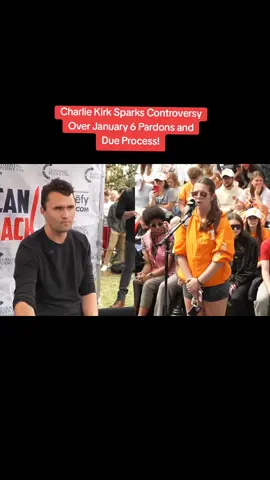 Charlie Kirk Sparks Controversy Over January 6 Pardons and Due Process! #charlie #charliekirk #kirk #controversy #America #american 