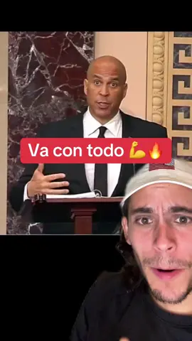 Mis respetos para el senador Cory Booker que va con todo 💪