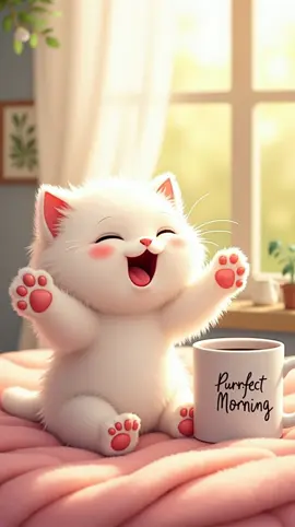 #goodmorning #morningvibes #cutecat #ai #coffeetiktok #tuesday #fypppppppppppppppppppppppppp 