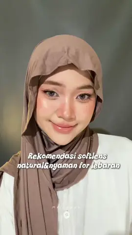Buat yang cari softlens coklat natural buat lebaran, X2 Aire - Pillow Brown is the right choice! 😍🤎  #x2softlens #lookbeyondtheordinary #softlens #lebaran 