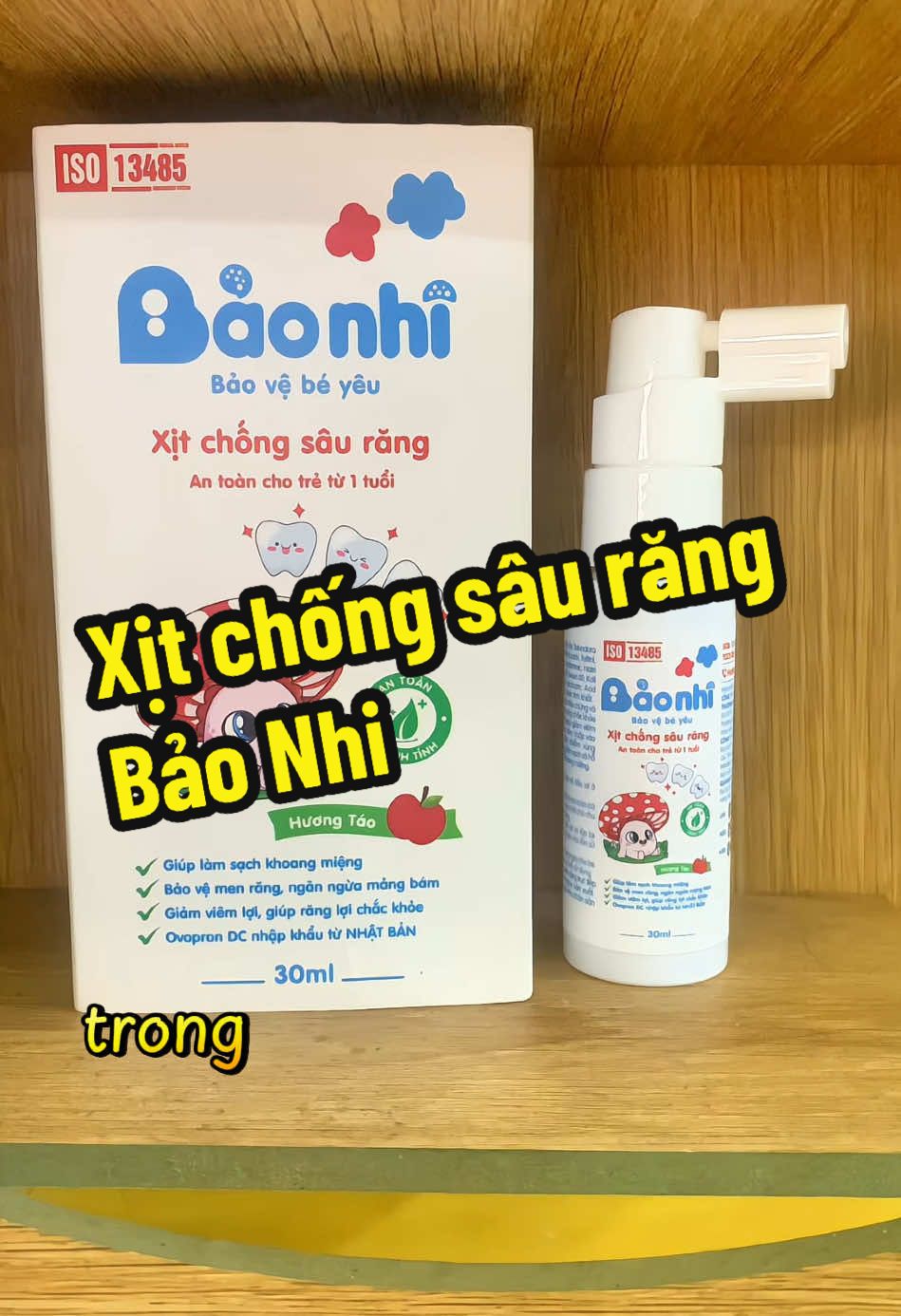 🎙 Đừng để răng con như thế này nha các mẹ! 🦷 Răng sữa rất quan trọng, nên mẹ hãy bảo vệ răng miệng cho bé ngay từ chiếc răng đầu tiên nhé! 🌟 Mình chọn Xịt Bảo Vệ Răng Miệng Bảo Nhi để chăm sóc răng cho bé mỗi ngày: ✅ Hỗ trợ làm sạch khoang miệng – Nhờ Ovopron DC, trà xanh & xylitol ✅ Giúp hơi thở thơm mát – Nhờ tinh dầu hương nhu tía ✅ Bé từ 1 tuổi là dùng được rồi – An toàn & dễ sử dụng ✅ Hương nho chín & táo đỏ – Bé thích mê! ✅ Đầu xịt phun sương – Dễ dàng vệ sinh mà không cần ép bé 📌 Chỉ cần xịt 2 lần mỗi ngày: 🔹 Sau bữa sáng 🔹 Trước khi đi ngủ 🎁 MUA 2 CHAI – TẶNG THỎ BÔNG CUTE! 🐰 🛒 Có trong giỏ hàng rồi, các mẹ đừng bỏ lỡ nhé! 💖#xitchongsaurang #xitchongsaurangbaonhi#baonhi #xitrangmiengbaonhi #baoverangchobe #chamsocrangmiengchobe 