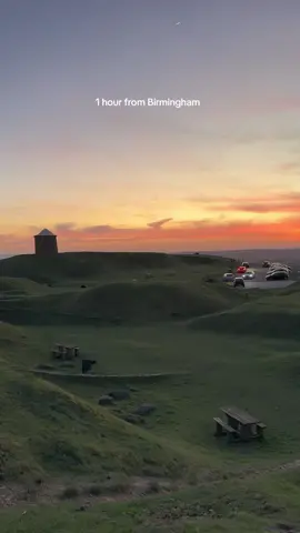 Think of all the late-night chats we could have here <3 📍 Burton Dassett Hills Country Park  #midlands #walks #Summer #sunset #fyp #viral 