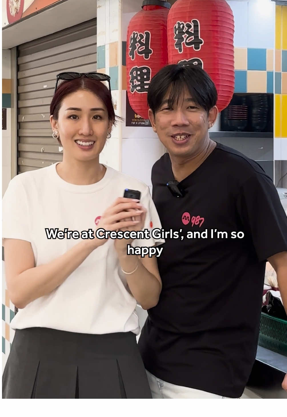 Back in school just to eat ✅ We love you Wow! Noodles! at Crescent Girls’ 🍜 @Gerald Koh @Kimberly Haley Wang #987fm #987irl #schoolfood #canteen #tiktoksg 