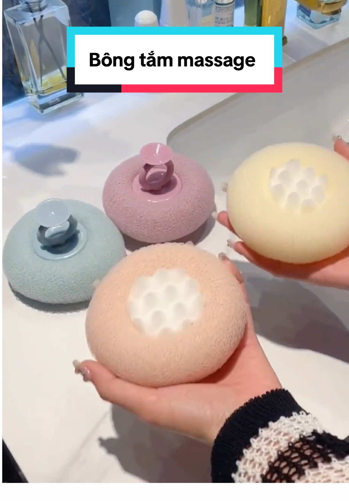 Bông tắm massage #xuhuong #review #bongtamtaobot #bongtam 