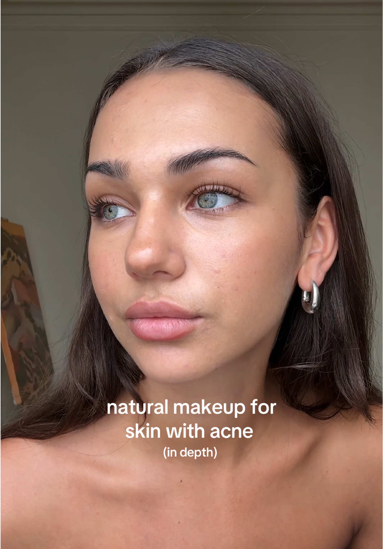 p.s texture is normal #naturalmakeup #acne 