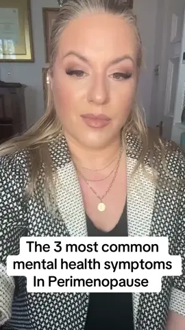 The mental health side of perimenopause is something we don’t talk about enough. There are 3 most common ones in perimenopause and I talk about them here.  If you would like more videos on mindset, mental health and coaching please follow my other TikTok account @KateGrosvenorCoaching  #perimenopause #perimenopauseexpert #perimenopausesymptoms #kategrosvenor #perimenopausesupport #perimenopausehelp #womenover40or50 #perimenopauseadvice #MidLifeHealth #hormonalhealth #midlifewomen #menopause 