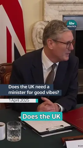 Do we need a minister for good vibes? #politics #AprilFools @itvnews 