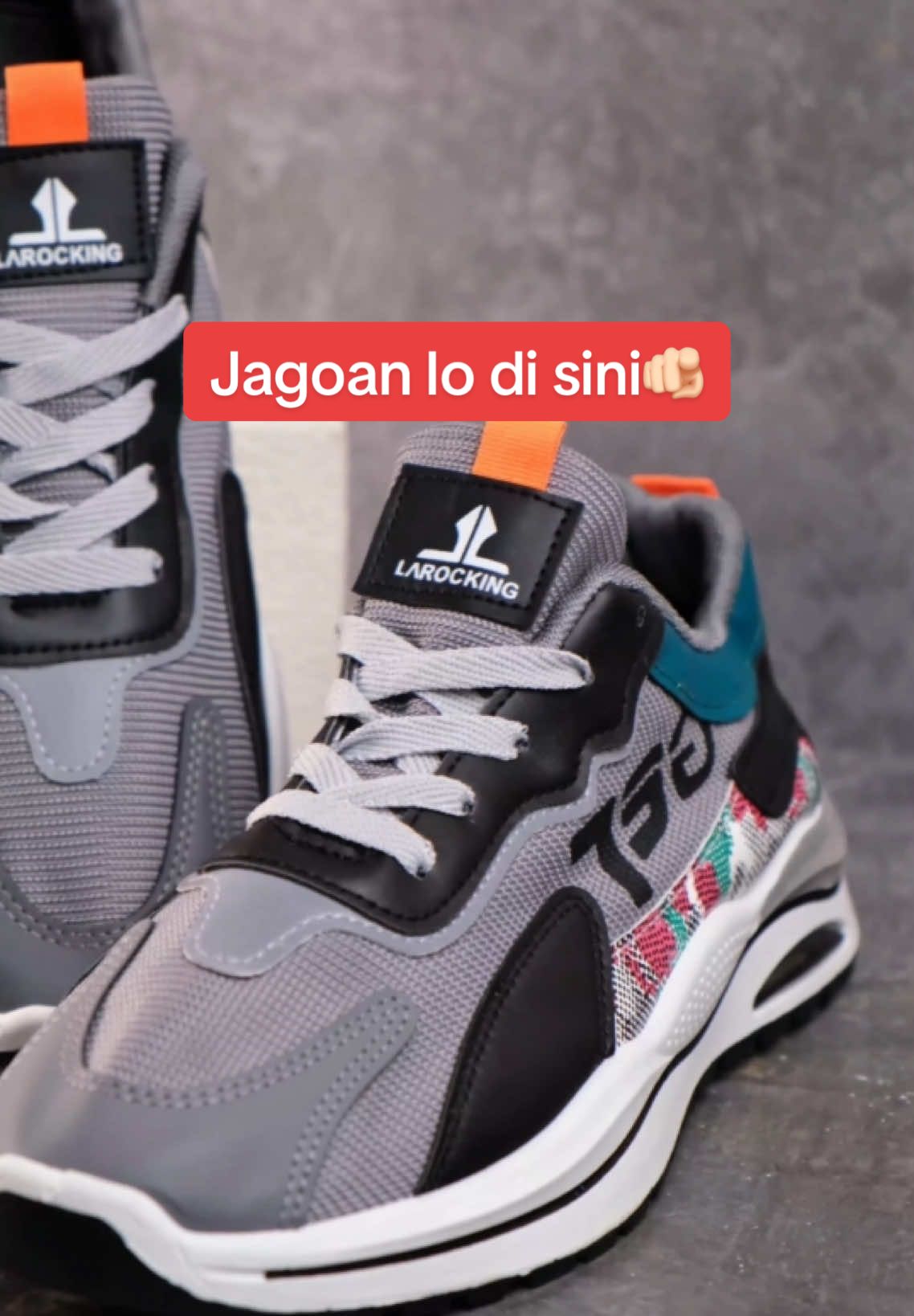 Kalo gak berani, jangan klik keranjang kuning🫵🏻  #Temaniharimu #larockingshoes #sepatugym #sepaturunning 