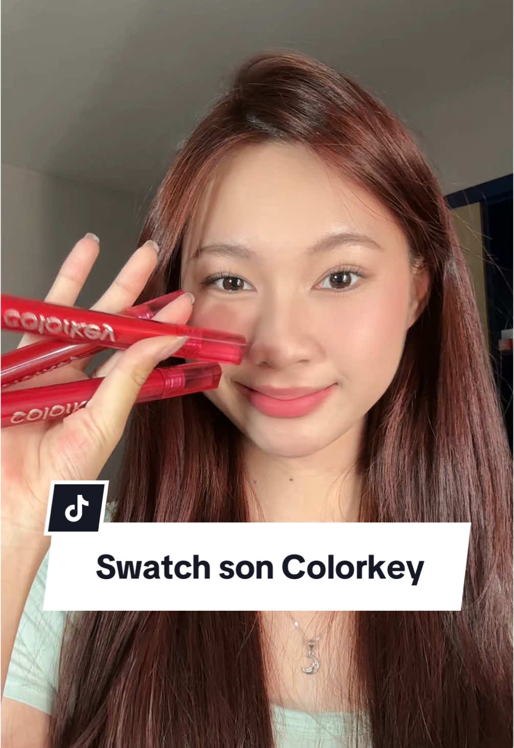 lâu lắm rùi hem swatch son cho cả nhà xem #xuhuong #viral #fyp #sonmlbb #reviewlamdep #goclamdep #swatchson #sonxinh #colorkey #sonnhung 
