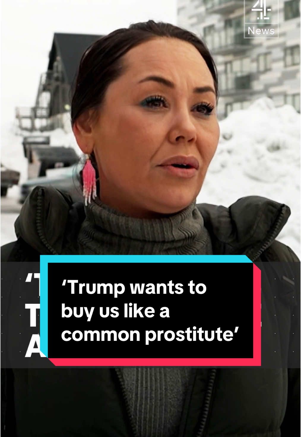 People in Greenland give their view as Donald Trump makes increasingly aggressive overtures, warning over the weekend that he wouldn't rule out military force to acquire the territory. #Greenland #Trump #Denmark #USA #Channel4News