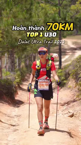Nhung đã hoàn thành 70km và top1 U30 ra sao? Clip tuy hơi dài nhưng mang năng lượng siêu tích cực cho mọi người, ráng coi nhó 🥰🥹 #dalatultratrail2025 #trailrunning #trail 