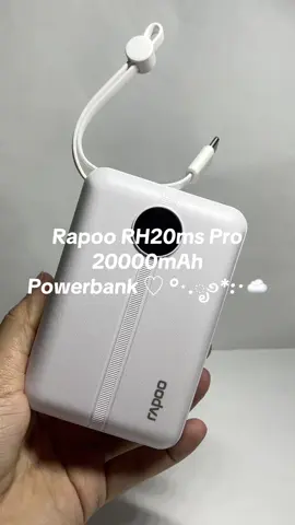 a cute handy powerbank na such a lifesaver! here’s the Rapoo RH20m/Rh20ms Pro 20000mAh Powerbank Fast Charger ⋆𐙚₊˚⊹♡ #rapoo #rapoopowerbank #minipowerbank #pocketpowerbank #20000mah #powerbankiphone #powerbank #fyp #whenlifegivesyoutangerines #pbb 