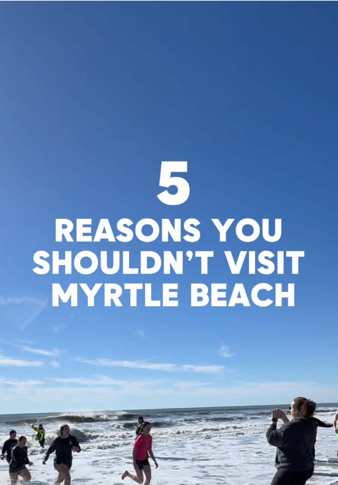 🚨 WARNING: Myrtle Beach is definitely not the place to visit ... unless you enjoy 60 miles of beaches, endless attractions and way too much fun. ☀️🎢 The choice between lazy beach days, thrilling rides and unforgettable shows will be grueling. So if that sounds 