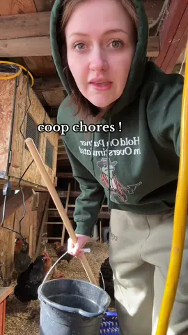 another day another chore in here i tell ya #crazychickenlady #chickencoopcleaning #chickencoop #chickencoopchores 