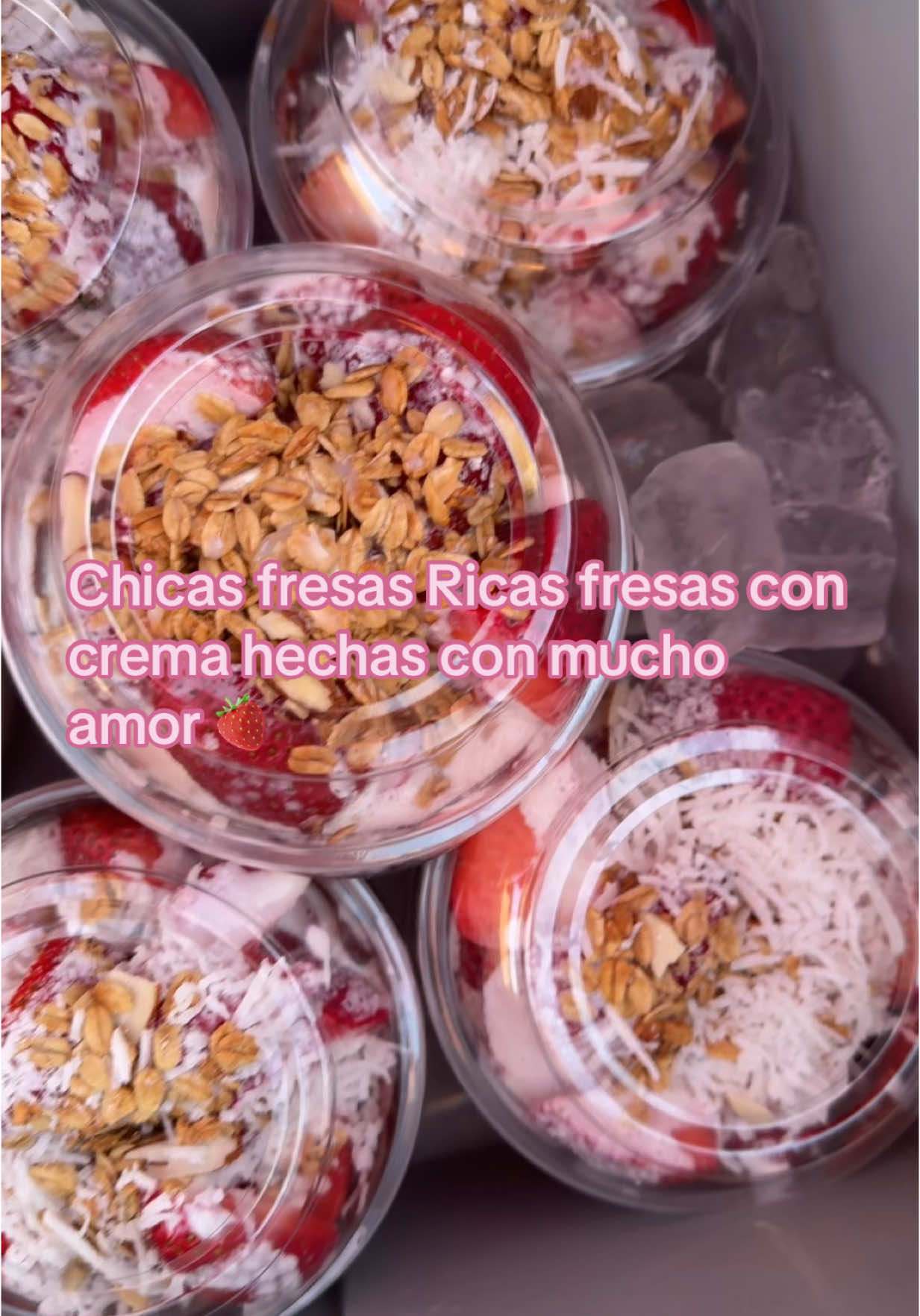Chicas fresas ricas fresas con crema 🍓#paratiiiiiiiiiiiiiiiiiiiiiiiiiiiiiii 