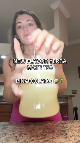 I WANT A PINA COLADA 🌴🥥 #yerba #yerbamatetok #yerbamagic #yerbamatetea #glp1 #focus #energy #pinacolada 