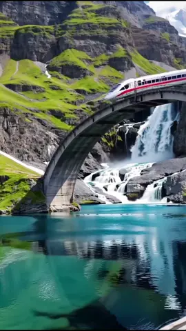 Towards Dream Destination in Switzerland Heavenly landscape #Bullettrain #nature #switzerland #swiss #swissalps #waterfall #norway #ticino #Foryoupage #FYP #Foryou @Guys Running From Cops 👮🏻‍♀️ @Sophia Johnson 🥀 