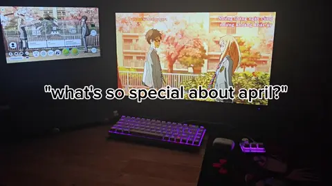 April is here 💔... #yourlieinapril #anime #fyp #april 