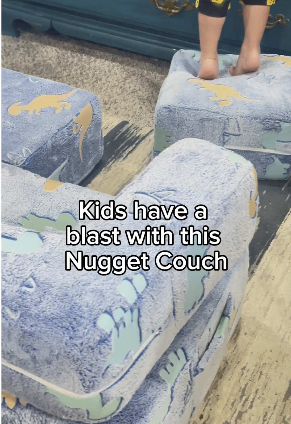 This nugget play couch will be great in any kids room or playroom! #kidsoftiktok #kid #couch #kidscouch #nuggets #playroom #kidsfurniture 