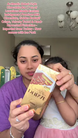 Part-735 Finally I also test Dubai chocolate it’s too good Authentic Dubai-Style Chocolate Bar | 7 oz of Luxurious Middle Eastern Indulgence | Premium Milk Chocolate, Golden Kadayif Crisps, Velvety Tahini & Hand-Harvested Pistachios - Imported from Turkey - Now comes with Ice Pack #tiktokshop #TIkTokShopNewYear #TikTokShopJumpstartSale #loveatfirstfind #tiktokshopholidayhaul #DealsForYou #fyp #sportlightfinds #springsale #viraltiktok #fypシ 