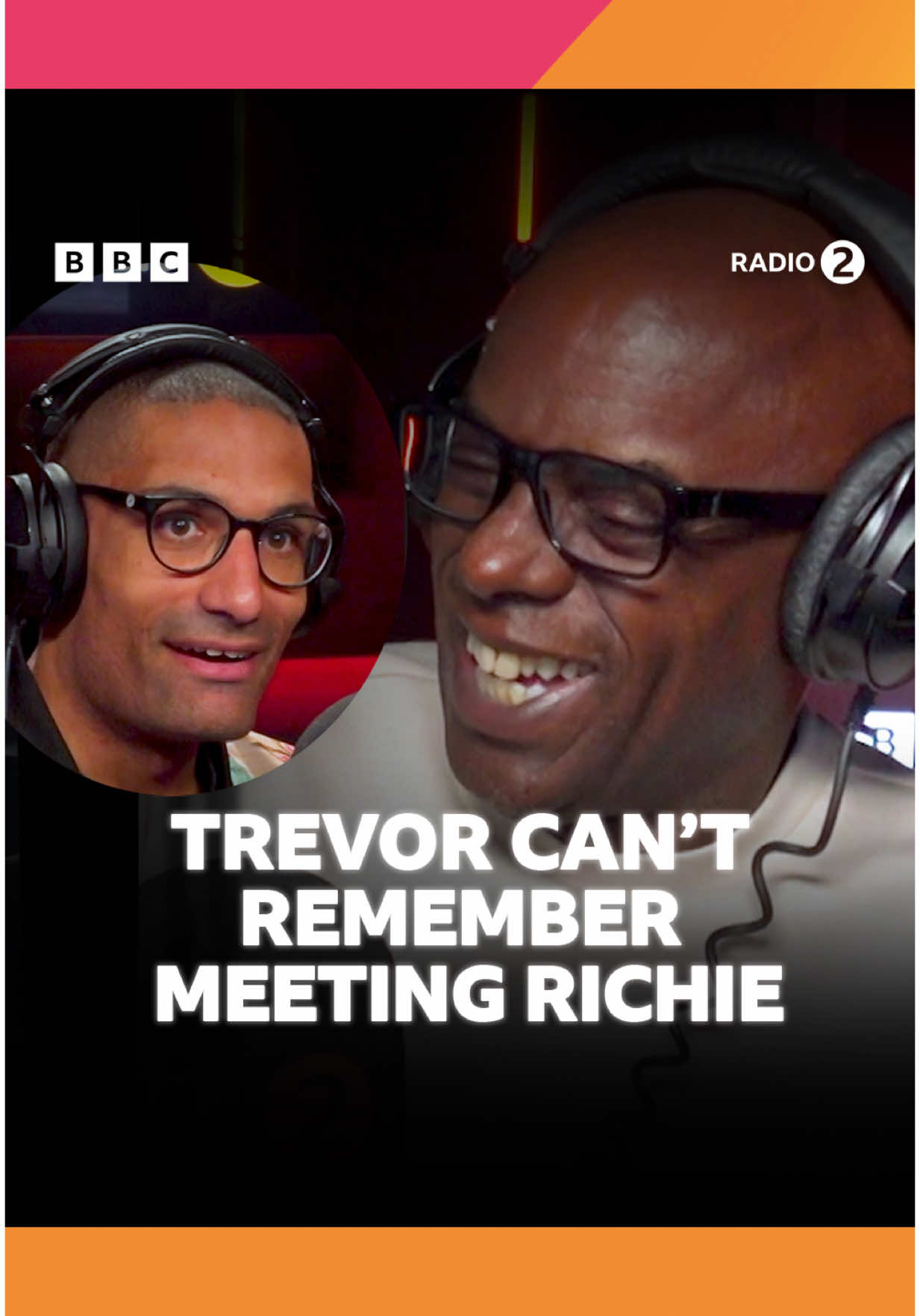 Trevor has no memory of his first meeting with Richie 😂😂😂 Listen to Trevor Nelson weekdays 2-4pm 🧡 #trevornelson #richieanderson 