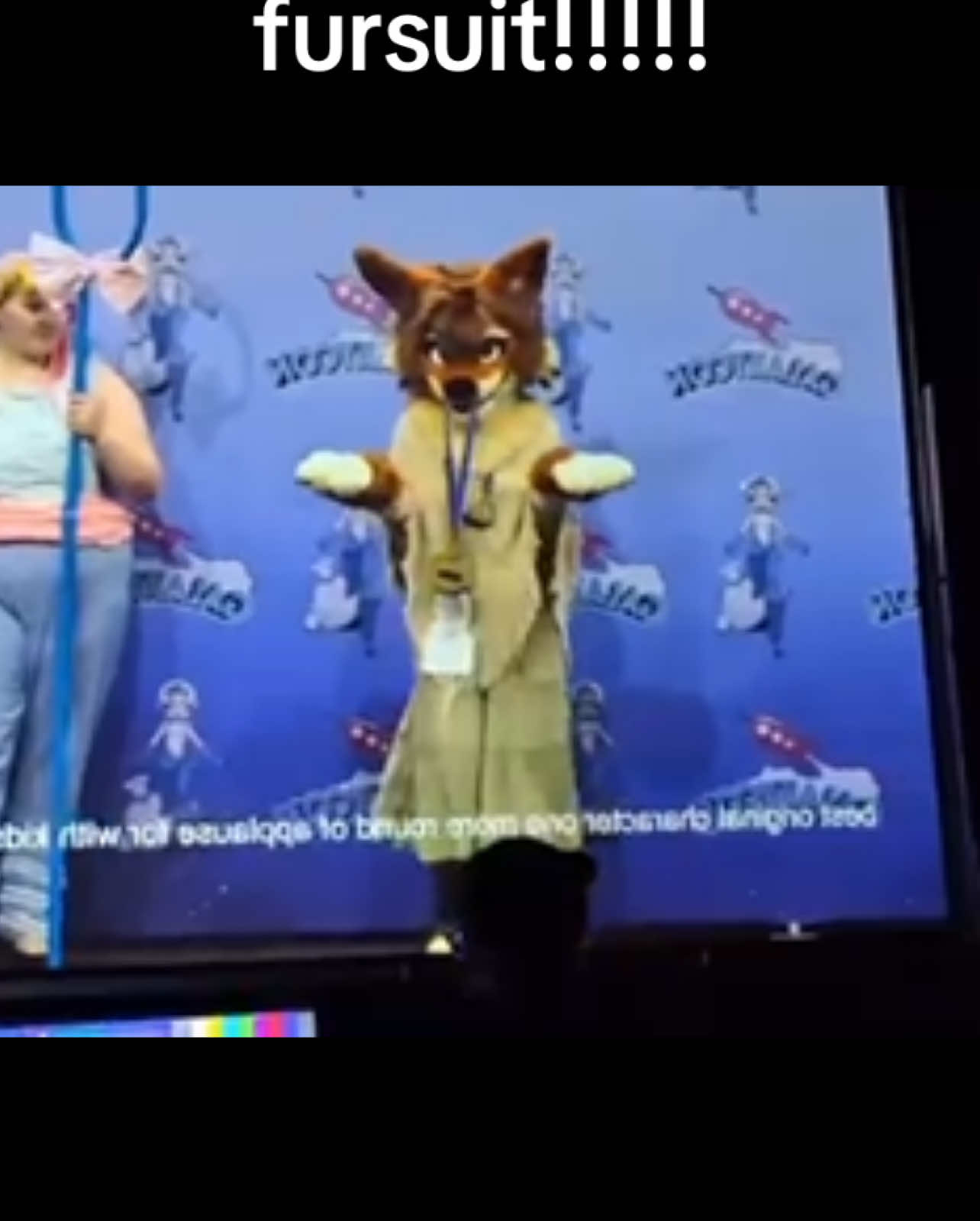 the medal on my nose 😭😭❤️ AHHH #galaxycon #furry #fursuit #galaxycon2025 