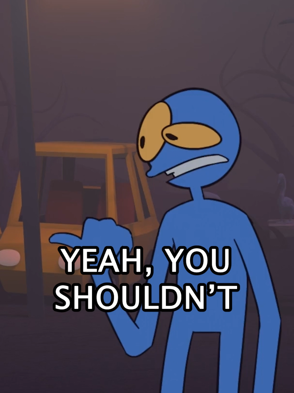 You Can't Run Forever - CRASH OUT! This is part 4 of 'You Can't Run Forever', you can watch the full video and the other parts on YouTube! Thanks for watching! #animation #cartoon #funny #funnyvideo #animatic #animate #2danimation #animator #3danimation #digitalart #youcantrunforever #theblueguy #blueguy 