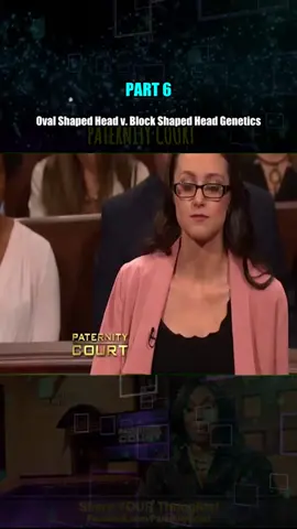 _zZz_Oval Shaped Head v. Block Shaped Head Genetics Part 6 #courtroomdrama #laurenlake #paternitycourt