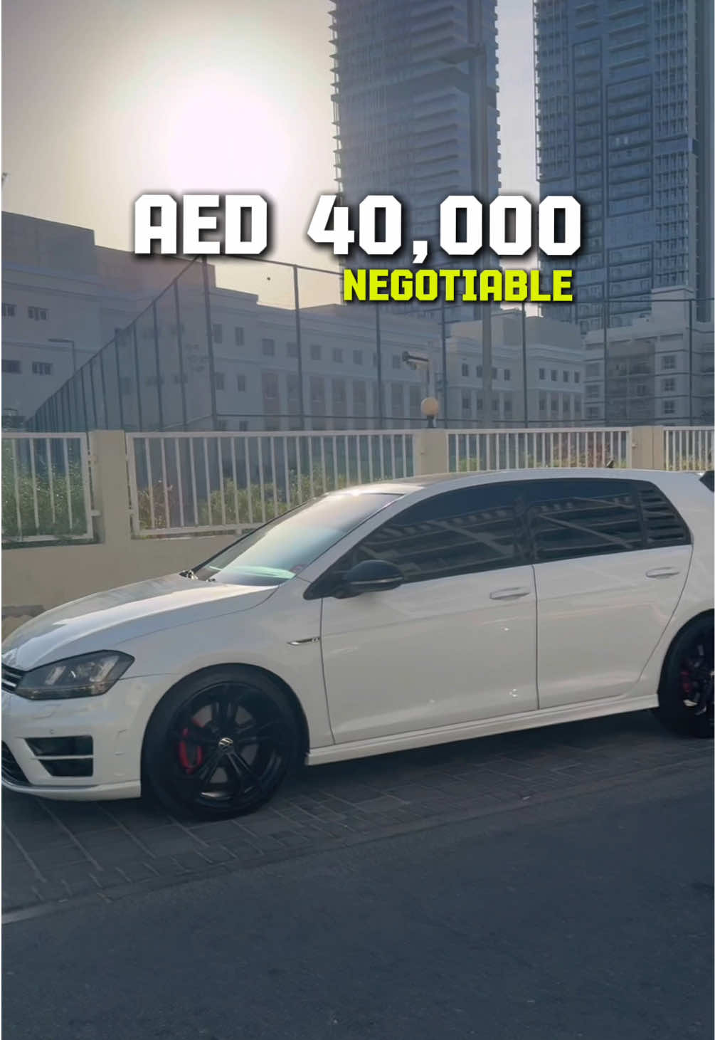 FOR SALE: 2016 Golf R (GCC) 🔥🚗 Stage 2 | 196K km | AED 40,000 💰 Negotiable | AWD | DSG | Tuned & Well-Maintained ✅ DM for details! #golfr #golfmk7 #forsale #dubai #uae #dxb 