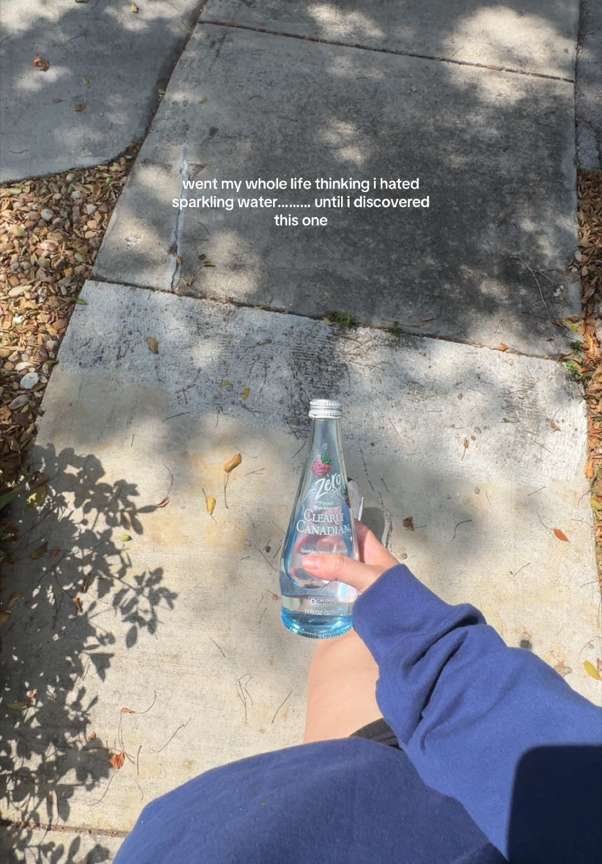 she comes with me on my walks @ClearlyCanadian the best sparkling water 🤌🏻🤌🏻 #sparklingwater #hgw #bestsparklingwater #creatorsearchinsights #gifted #clearlycanadian 