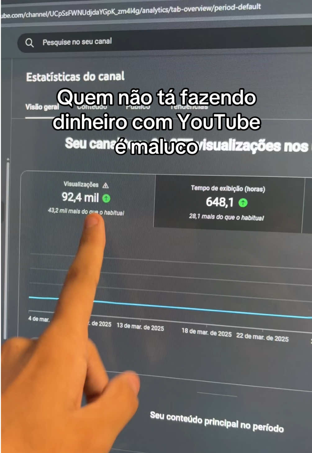 O YouTube é uma mãe! #youtubeshorts #dinheiroonline #monetizar 