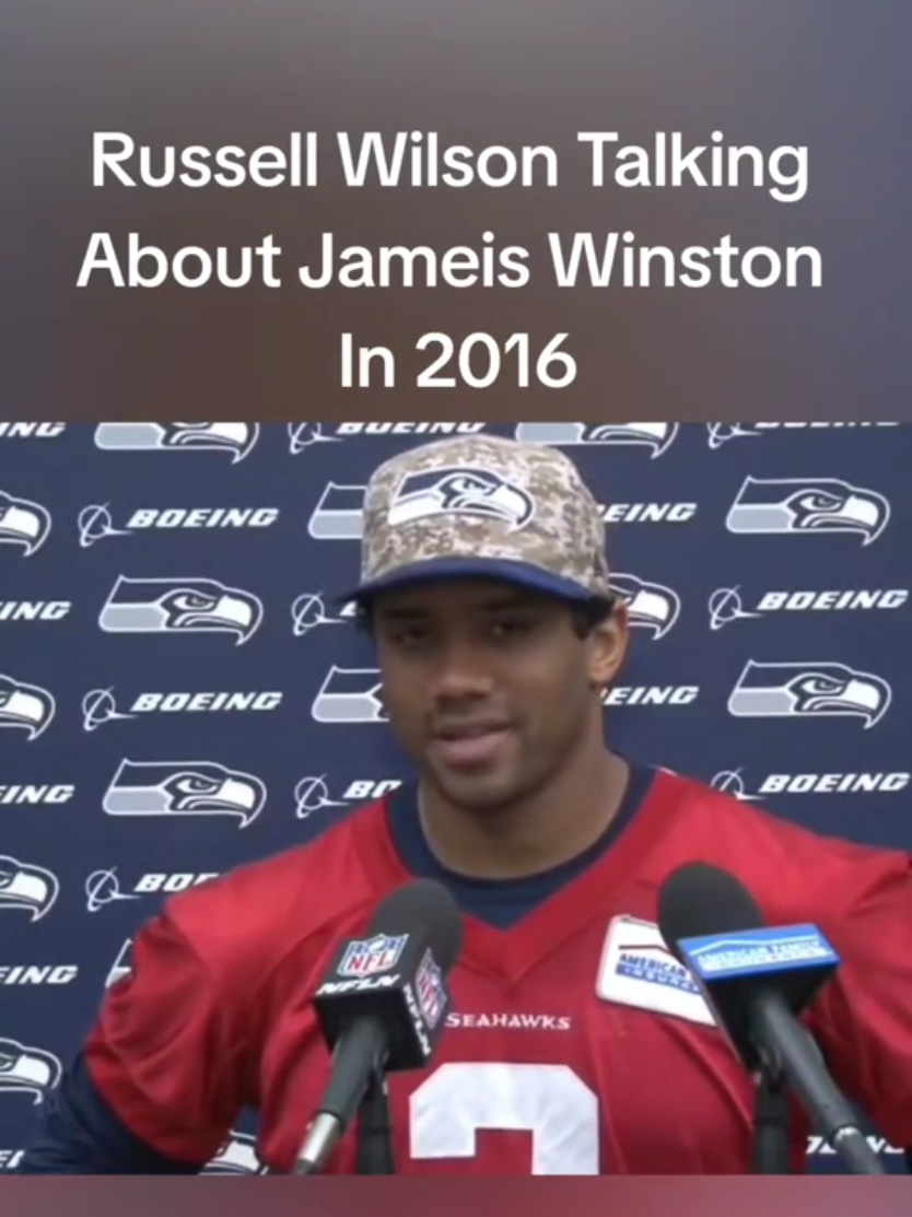 Russell Wilson has always admired Jameis Winston. And now they're teammates as New York Giants. #russellwilson #jameiswinston #newyorkgiants #nflfreeagency #nfl 
