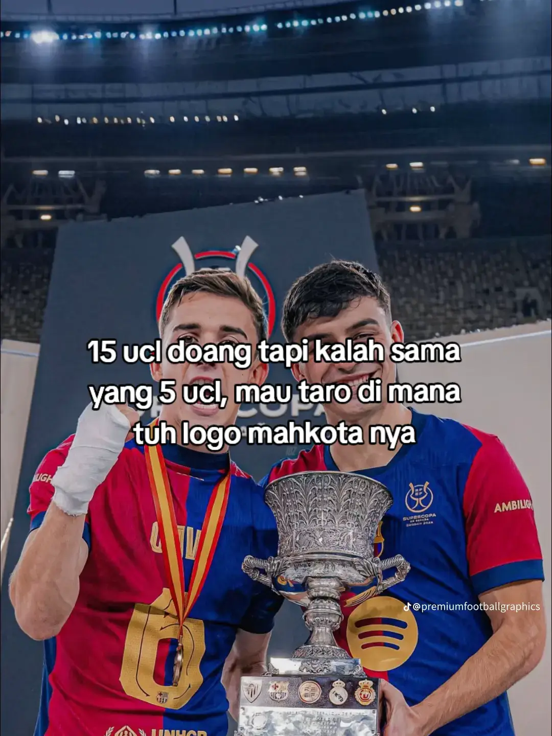 mending hilangin aja tuh logo mahkota nya gak guna#barcelona#viscabarca🔴🔵#football#fyppppppppppppppppppppppp 
