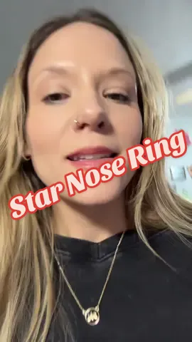 ✨This little star nose ring is everything… dainty, sparkly, and just enough extra without going over the top. Perfect for work or days you want to feel cute but not too flashy. That tiny diamond star? 🤌🏽 @Oufer Body Piercing Jewelry  #nosering #nosejewerly  #nosepiercing #cutenoserings #bodyjewelry #noseringtutorial #noseringtips #nosehoop 