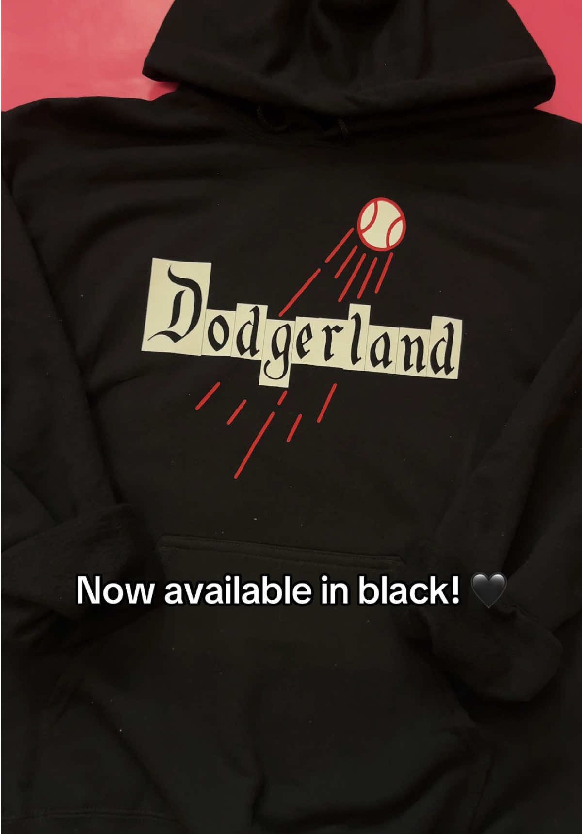 Regular hoodie and mouse ear hoodies now come in black! 🖤 #disneystyle #disneyoutfits #dodgers #dodgersbaseball 