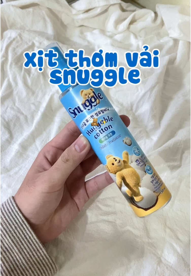 🧸✨ xịt vải snuggle #xitvai #snuggle 