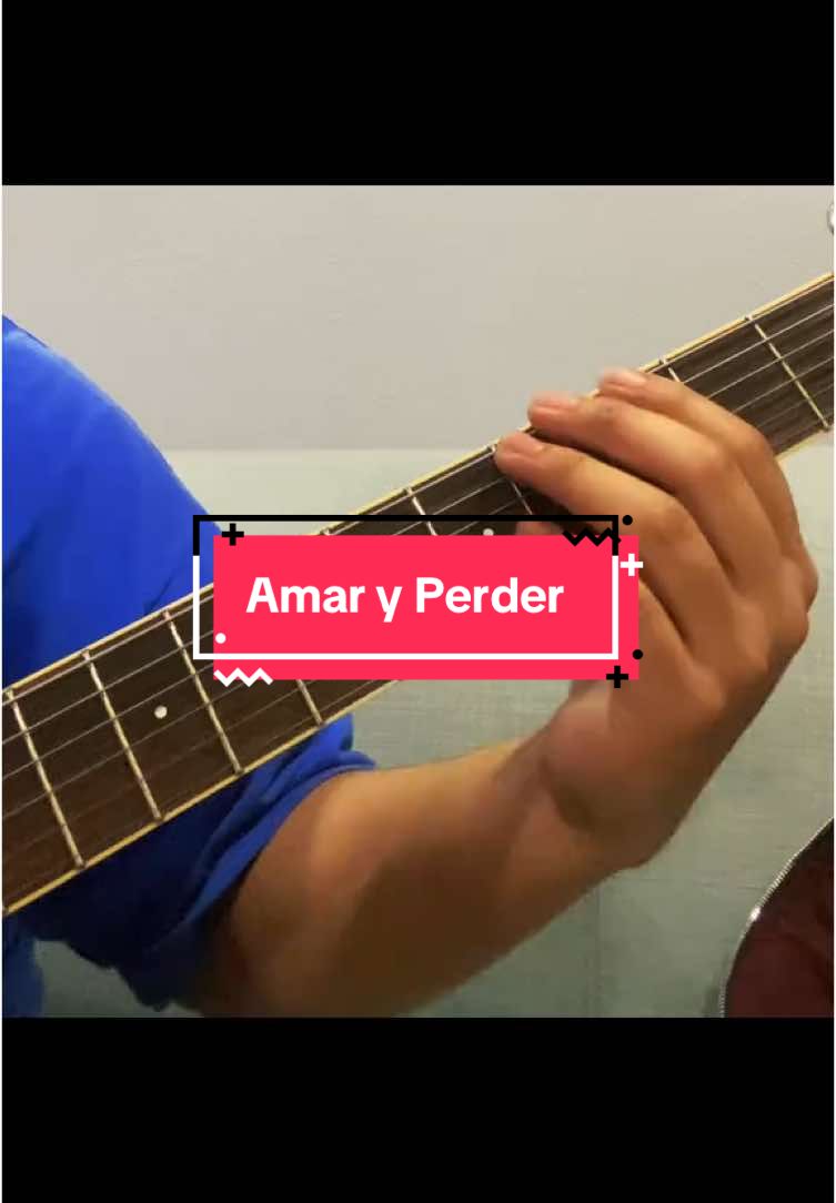 Amar y Perder de Dannylux lux lux de los lux 🦁#fyp #chords #dannylux #cover #acordes #guitar #sybau #musica 