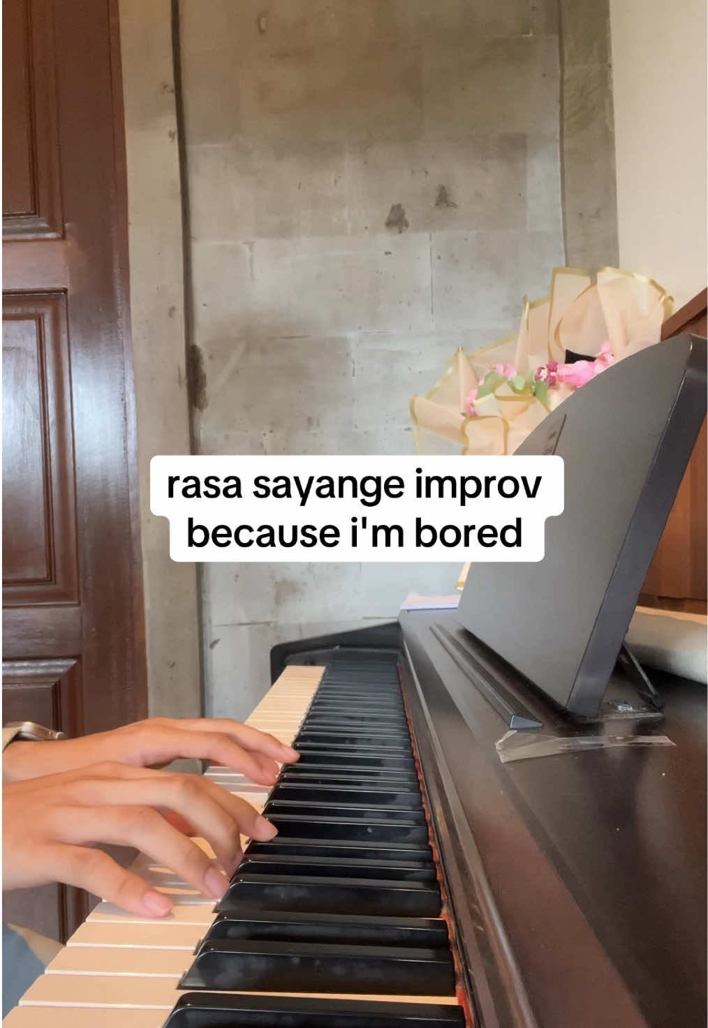 my fav indo folk song <3 #rasasayange #piano #improv #fyp 