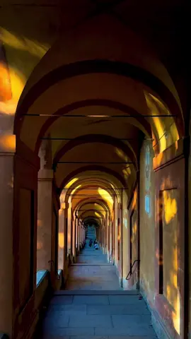 cercatemi tra gli archi di San Luca 🙏 #bologna #italy #travel #traveltiktok #sanluca #sunsets #spring #fyp #porticibologna #emiliaromagna #perte 