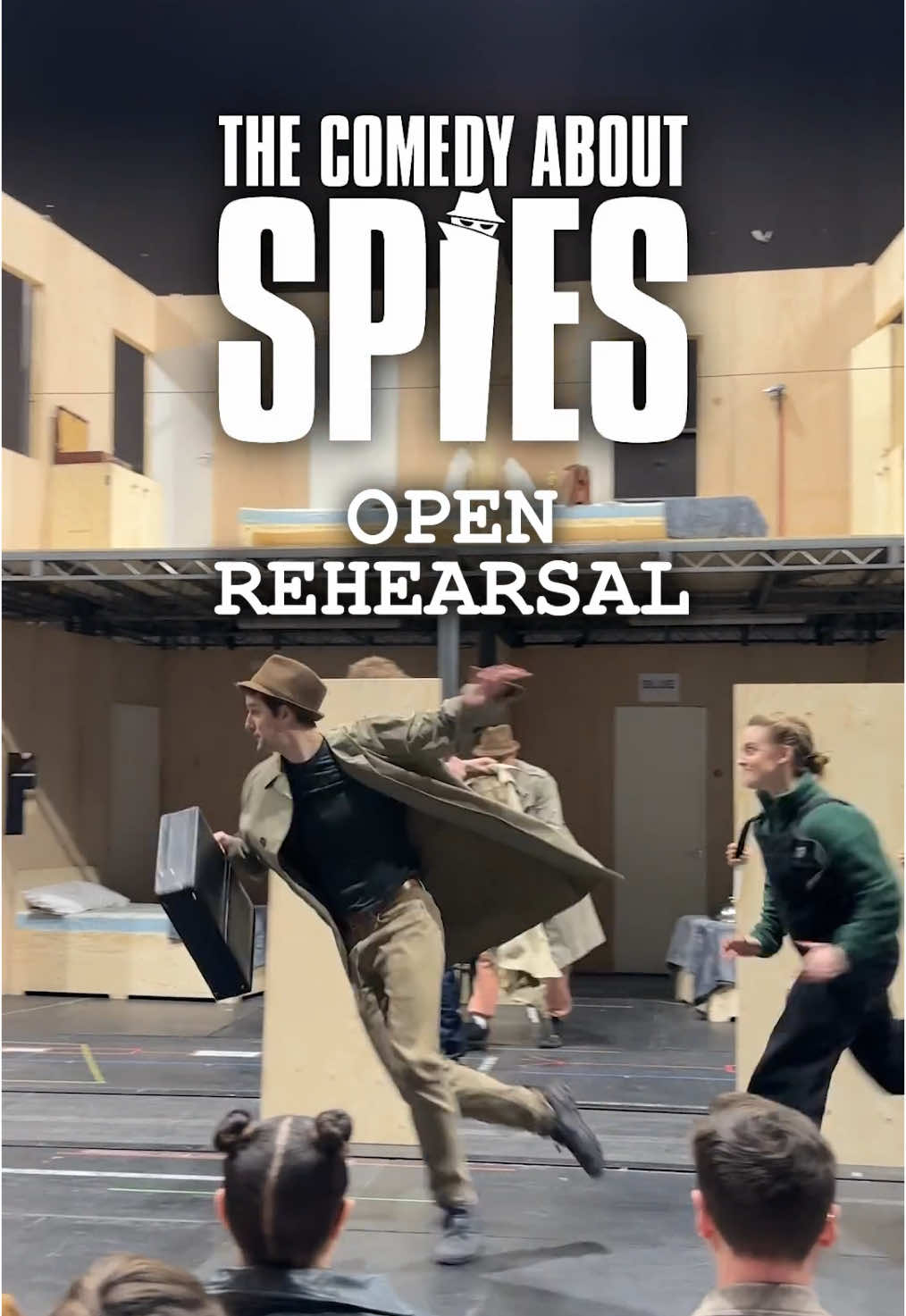 Want a sneak peek of our spies in action? Check out the latest intel 👀  Mission rehearsals: DONE ✅ And now tech begins in the theatre, before we open on 14 April in London 🕵️‍♂️  🎫 Get your tickets now - link in bio! #Theatre #Comedy #WestEnd #BehindTheScenes