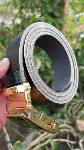 Thắt lưng nam da bò một lớp khoá con lăn đúc ( bản 3,5 dài 120cm ) #xuhuongtiktok #viraltiktok #thắtlưngda 