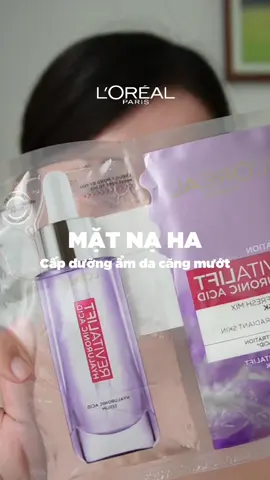 Mặt nạ HA cấp ẩm dưỡng ẩm da căng bóng khỏe ✨️ #lorealparis_vn #lorealparis #goclamdep #reviewlamdep #muataitiktokshop #matna #duongam #matnaHA 