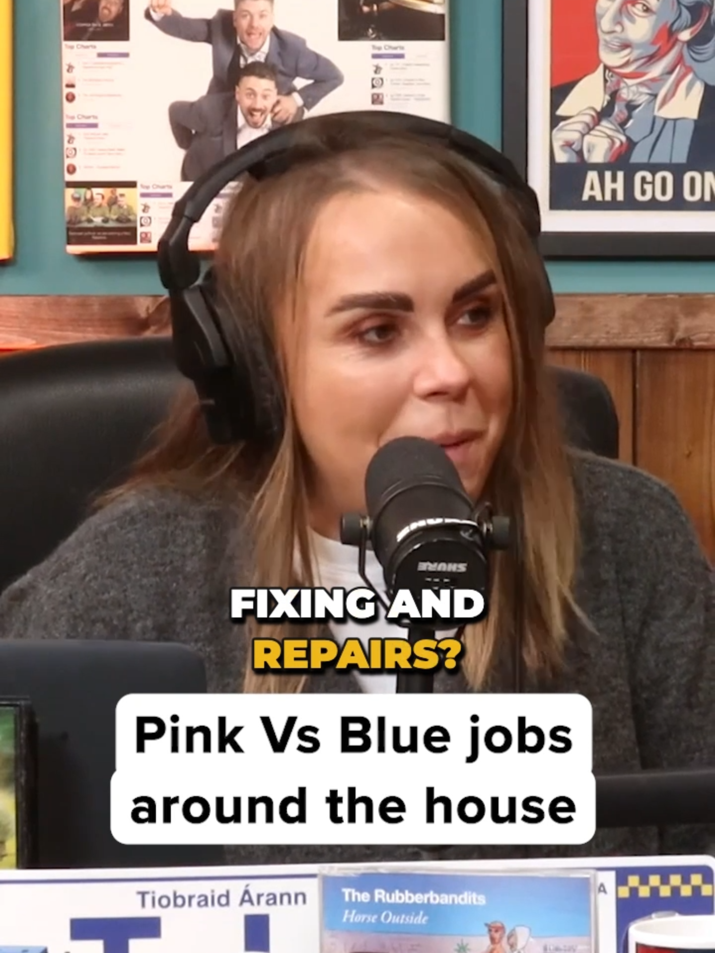 What colour are the jobs in your house? Aifric spoke about Pink and Blue jobs this week. She decided to ask Smacks who does the heavy lifting around his house… and it turns out, it’s not him… From The 2 Johnnies Podcast Ep.372 . . . . . #chores #genderroles #genderequality #irish #stayathomemom #stayathomedad
