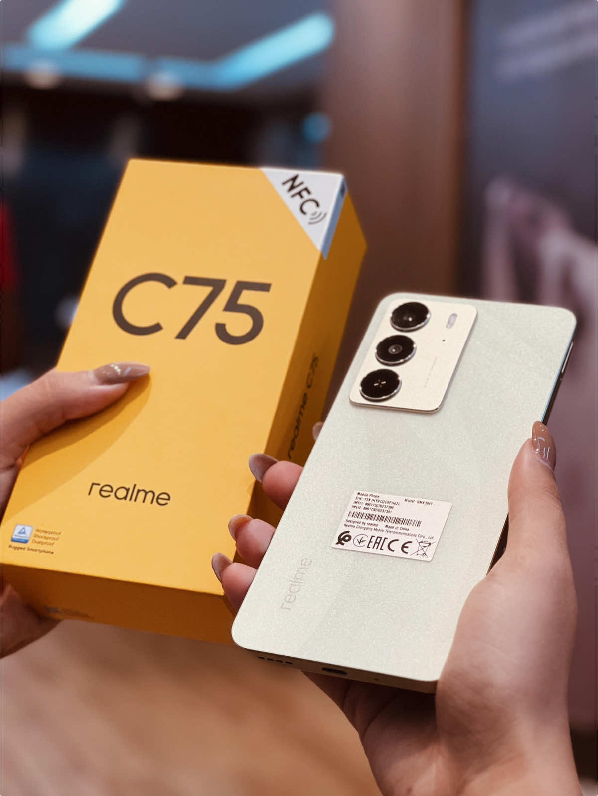Ele é tudo isso mesmo 🤩 #realme #c75 #realmec75 #lancamento #viralvideos 