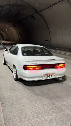 いつも通りの爆音✌️ 触媒残ってるけどちょうどいい感じ👍 #toyota #ae101 #ae101levin #4ag #マフラー #ワンオフマフラー #静岡 