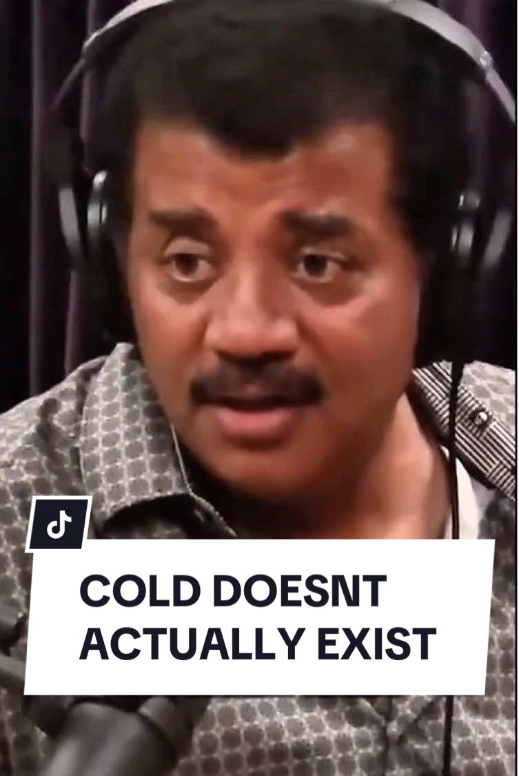 Cold is not a real thing. ❄️  - - - - - #science #cold #space #neildegrassetyson #earth 