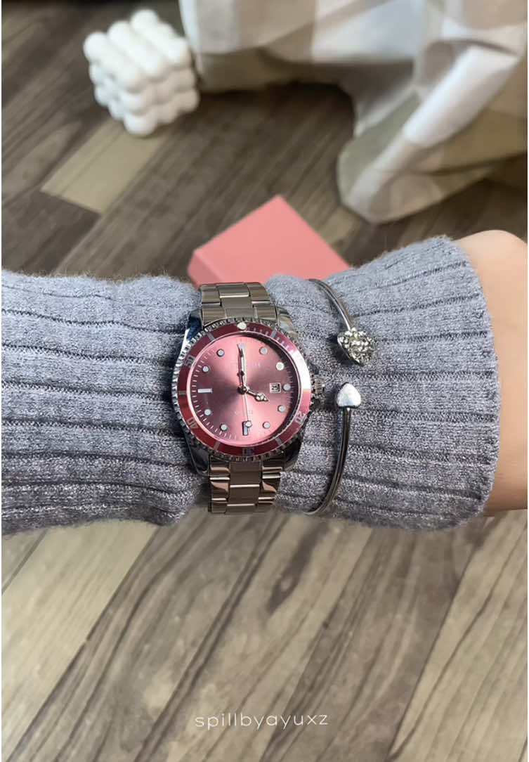Jam mewah super cakep 100ribuan udah free gelang jgaa😍 #rekomendasijam #jamtangan #jam #jamtanganwanita @Rebirth JamTangan 